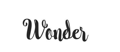 Wonder - Font Family (Typeface) Free Download TTF, OTF - Fontmirror.com