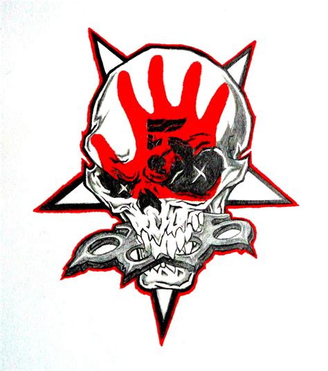 Five Finger Death Punch Skull by crossfade528 on DeviantArt