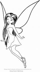 Disney Fairies Coloring Pages Silvermist At GetColoringscom  Free sketch template