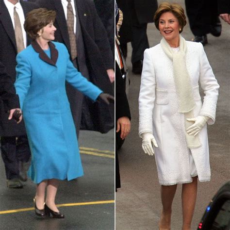 Laura Bush's Inauguration Day Style | See What First Ladies Wore For ...