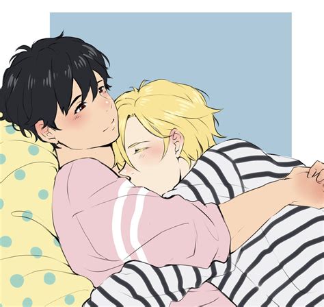 Pin by ⁿⁱᵃ on Eiji and Ash banana fish | Cuddling anime, Banana fish art, Eiji okumura