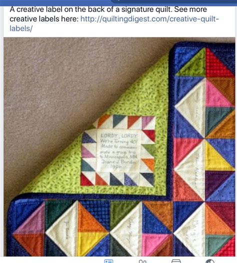 Pin by Diana Bechard on Quilt Labels/QuoTes | Quilt labels, Quilts ...