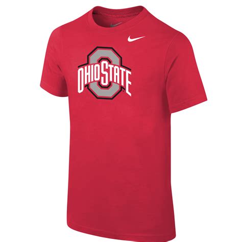 Ohio State Nike Youth Red Team Issue AL Tee. - College Traditions