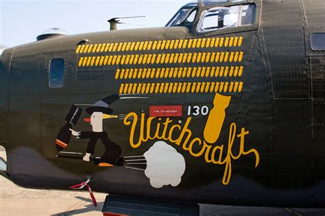 CD305 B-24 'Witchcraft' Nose Art | B-24 "Witchcraft" on stat… | Flickr