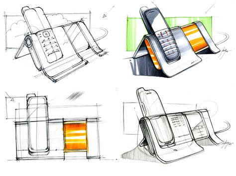 Telephone Sketch | Industrial design sketch, Design sketch, Sketch design