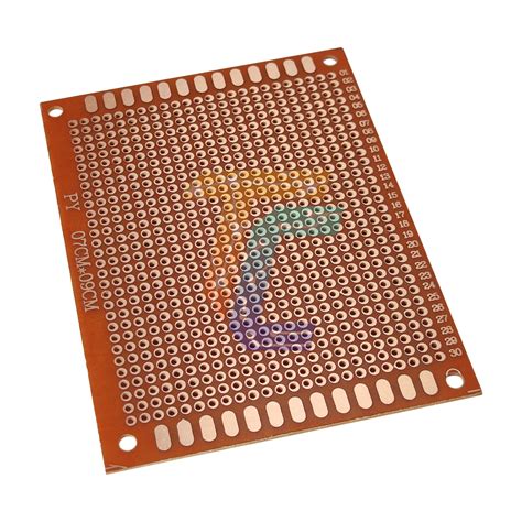 1pc Universal PCB Board 7 x 9 cm 7x9 2.54mm DIY Prototype Paper Printed ...