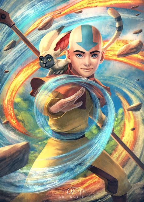 ArtStation - avatar Aang