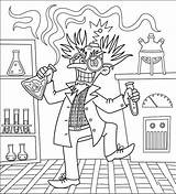 Scientist 9 Coloring Page  Free Printable Pages For Kids sketch template