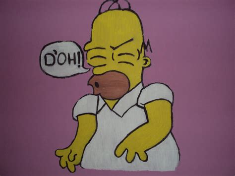 Homer Simpson D'oh by MelanieBrown on DeviantArt