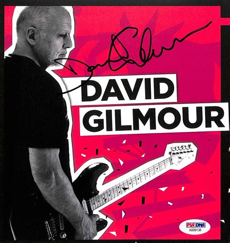 Music - David Gilmour - Images | PSA AutographFacts℠