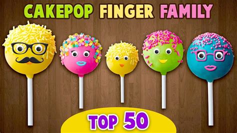 Cake Pop Finger Family Collection | Top 50 Finger Family Songs | Cake pops, Finger family song ...