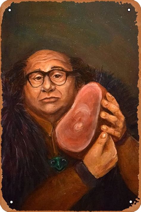 Amazon.com : Danny And His Devito Beloved Ham Funny Poster Vintage Tin Sign Retro Metal Sign for ...