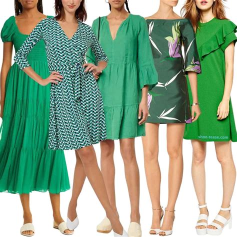 What Shoes to Wear with a Green Dress - Buy and Slay