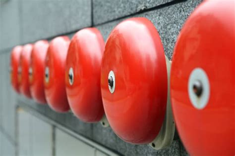 Mount Fire Alarm Bells Outside