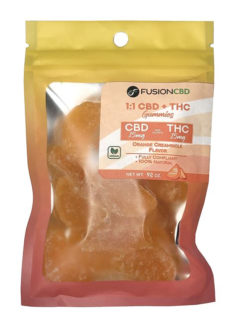 1:1 CBD+THC Gummies – Fusion CBD