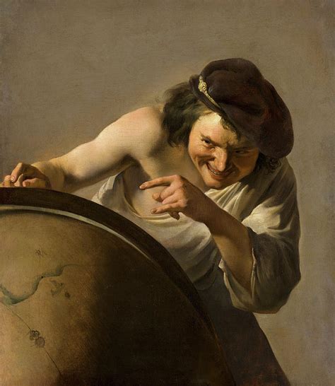 Democritus, the Laughing Philosopher, 1630 Painting by Johannes Moreelse - Fine Art America