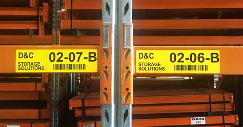 Warehouse Labeling | D&C Storage Solutions