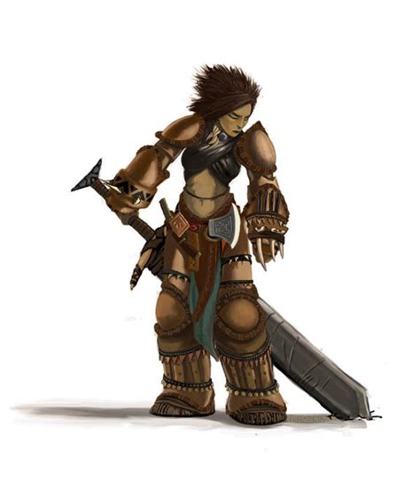 Pathfinder - Amiri The Barbarian study by FilKearney on DeviantArt