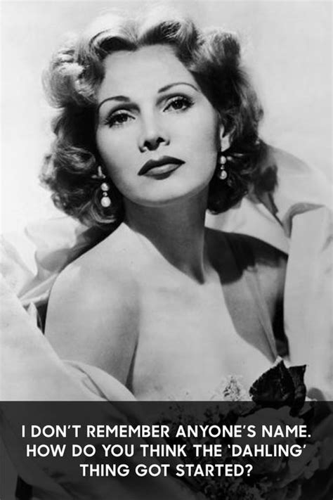 Zsa Zsa Gabor Through the Years — Zsa Zsa Gabor Quotes