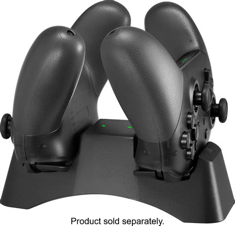 Insignia™ Charging Station Dock for Nintendo Switch Pro Controllers ...