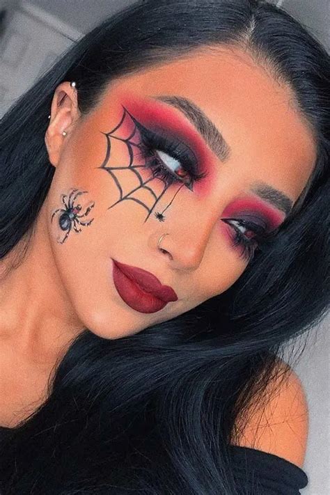 22 creepy spider makeup ideas for last minute halloween events – Artofit