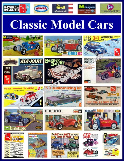 Classic Model Car Kits poster Car Advertising, Car Ads, Model Cars Kits ...