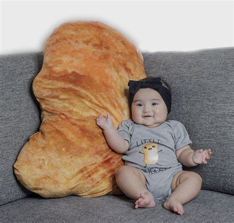 Chicken Nugget Pillow Realistic 25 Inch Stuffed Chicken Nuggets Funny ...