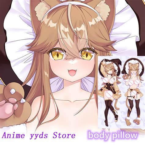 Life-size Cover | Pillow | Pillow Case - Anime Cat Body Pillow Double-sided Print - Aliexpress