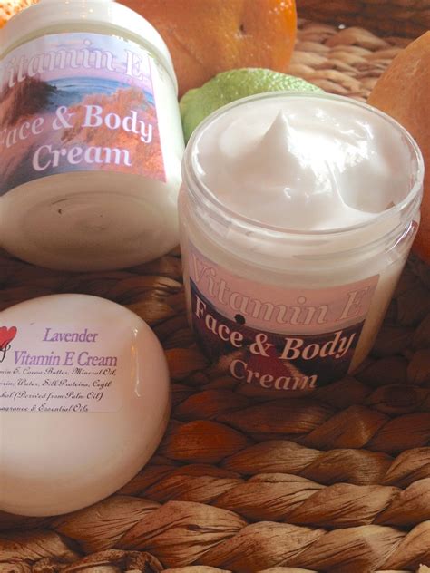 VITAMIN E Face and Body CREAM - Etsy