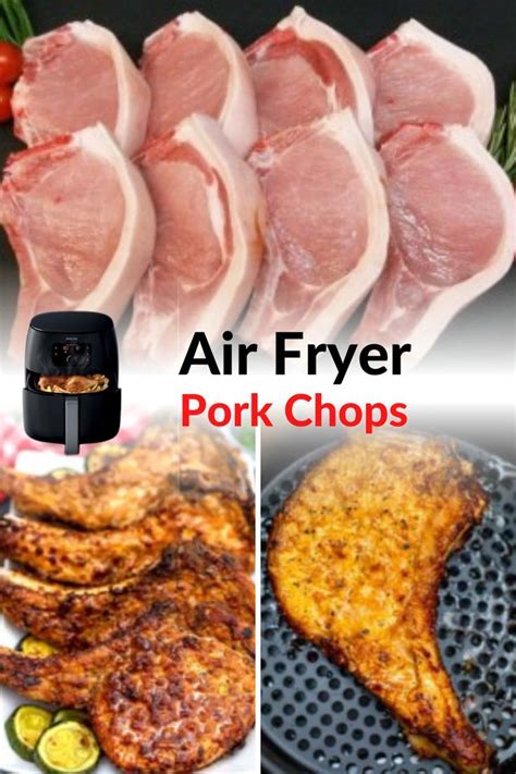 How to Make the BEST Air Fryer Pork Chops | Recipe in 2022 | Air fryer ...