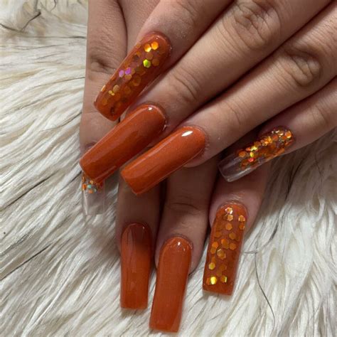 30+ Orange Fall Nails: The Perfect Seasonal Manicure Update - Nail ...