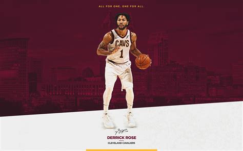 Derrick Rose Cavaliers 2017-2018 Players Wallpaper Preview | 10wallpaper.com