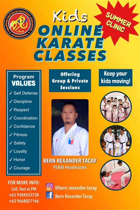 Kids Online Karate Classes - PSKAI-Takai Gijutsu School of Martial Arts ...