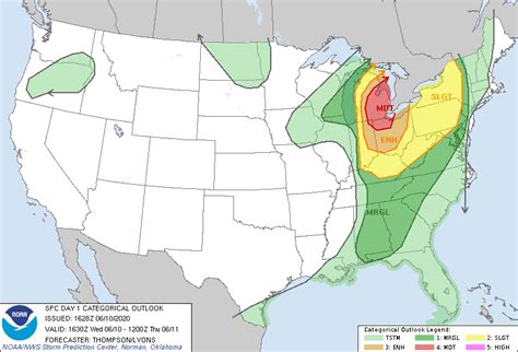 June 10, 2020 Moderate Risk Severe Weather