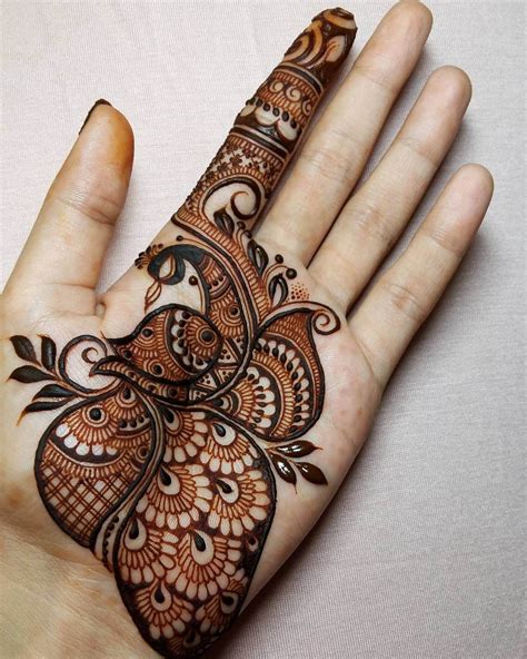 Peacock Mehndi Designs Circle