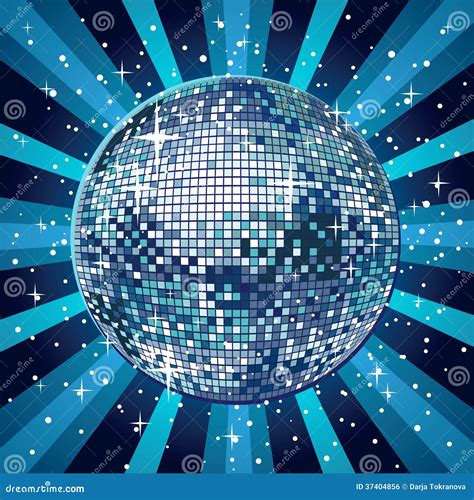 Blue Disco Ball Royalty Free Stock Image - Image: 37404856