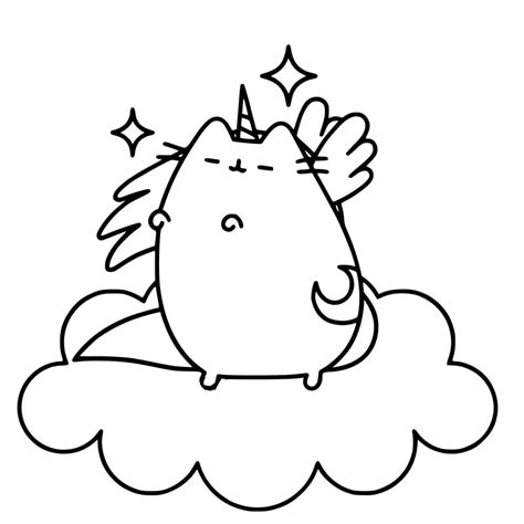 Pusheen Coloring Pages. Print Them Online for Free!