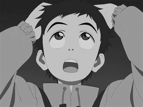 black and white anime gif | WiffleGif