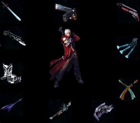 Dante with weapons from DMC3 by Gunblade7303 on DeviantArt