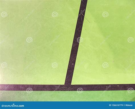 Black Corner. Worn Out Wooden Floor Of Sports Hall With Marking Lines Stock Image ...