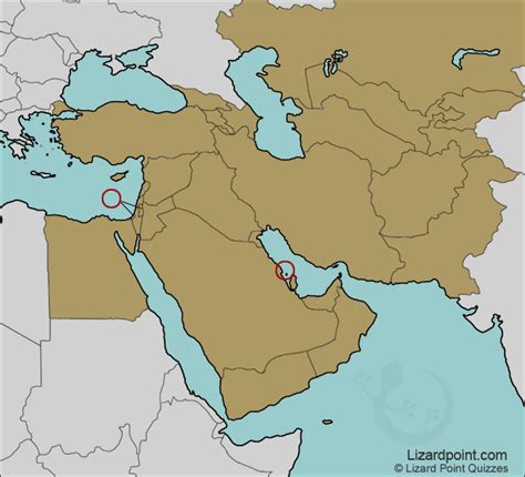 Middle Eastern Countries Map Quiz - Get Latest Map Update