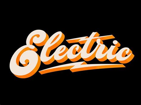 Electric | Typography inspiration, Typography design, Lettering