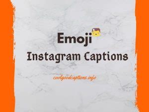 80 Best Emoji Captions for Instagram - CoolGoodCaptions