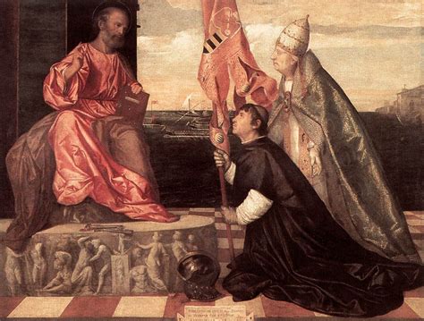 Pope Alexander IV Presenting Jacopo Pesaro to St Peter by @artisttitian #highrenaissance ...