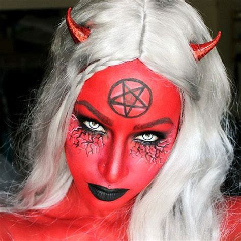 12 Spooky Halloween Devil Makeup Ideas For Girls & Women 2017 – Modern ...