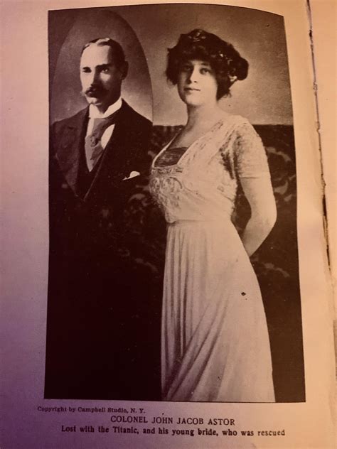 John Jacob Astor and his beautiful young wife : r/titanic