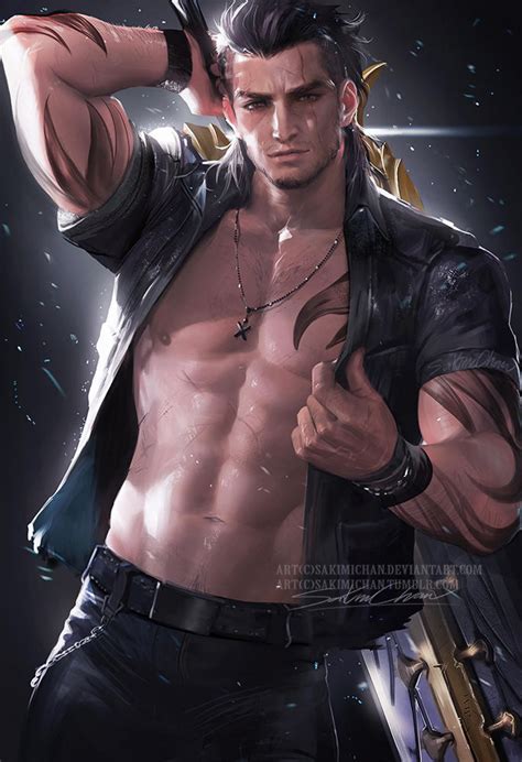 Gladiolus ff 15 by sakimichan on @DeviantArt Final Fantasy 15, Fantasy ...