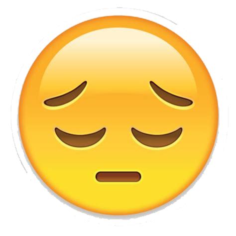 Sad Emoji PNG Images Transparent Free Download - PNG Mart