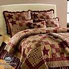 Primitive Patchwork King Oversize Quilt Cotton Bedroom Bedding Set