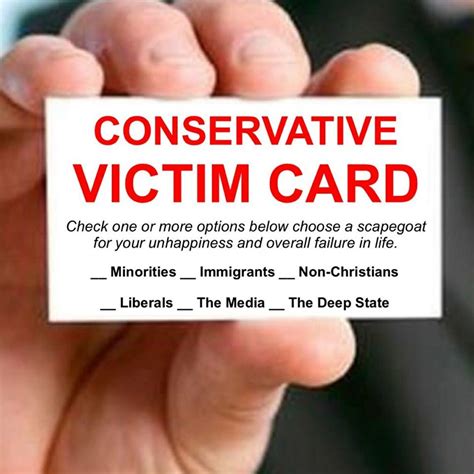 victim card : r/PoliticalHumor